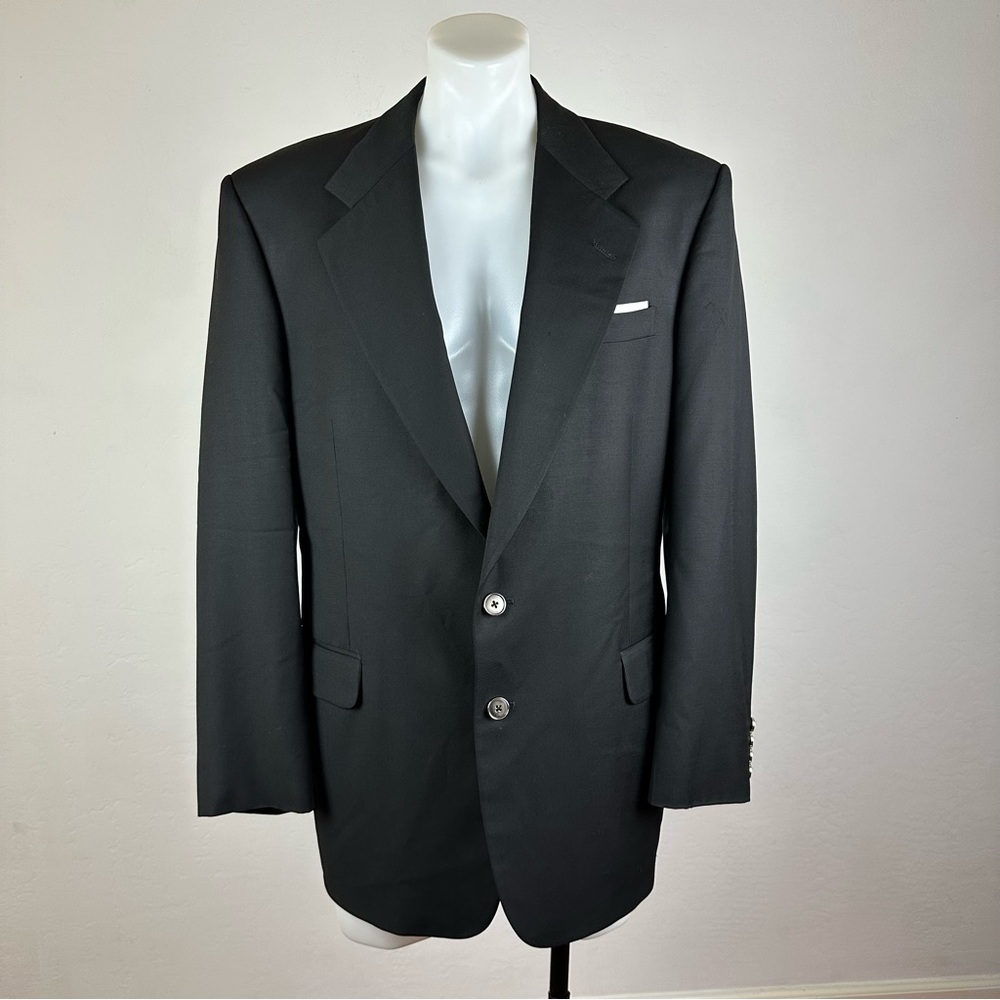 Aquascutum Virgin Wool Regent 100 Sport Coat in Black